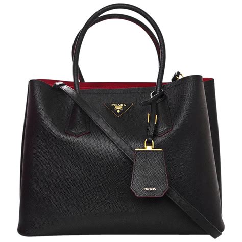 prada handbag black with red lining|Prada handbags black friday sale.